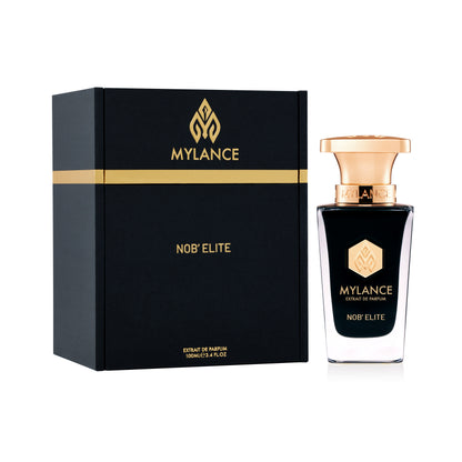 NOBELITE MYLANCE Unisex Nischenparfum – Detailaufnahme des Luxusflakons für Deutschland & Europa